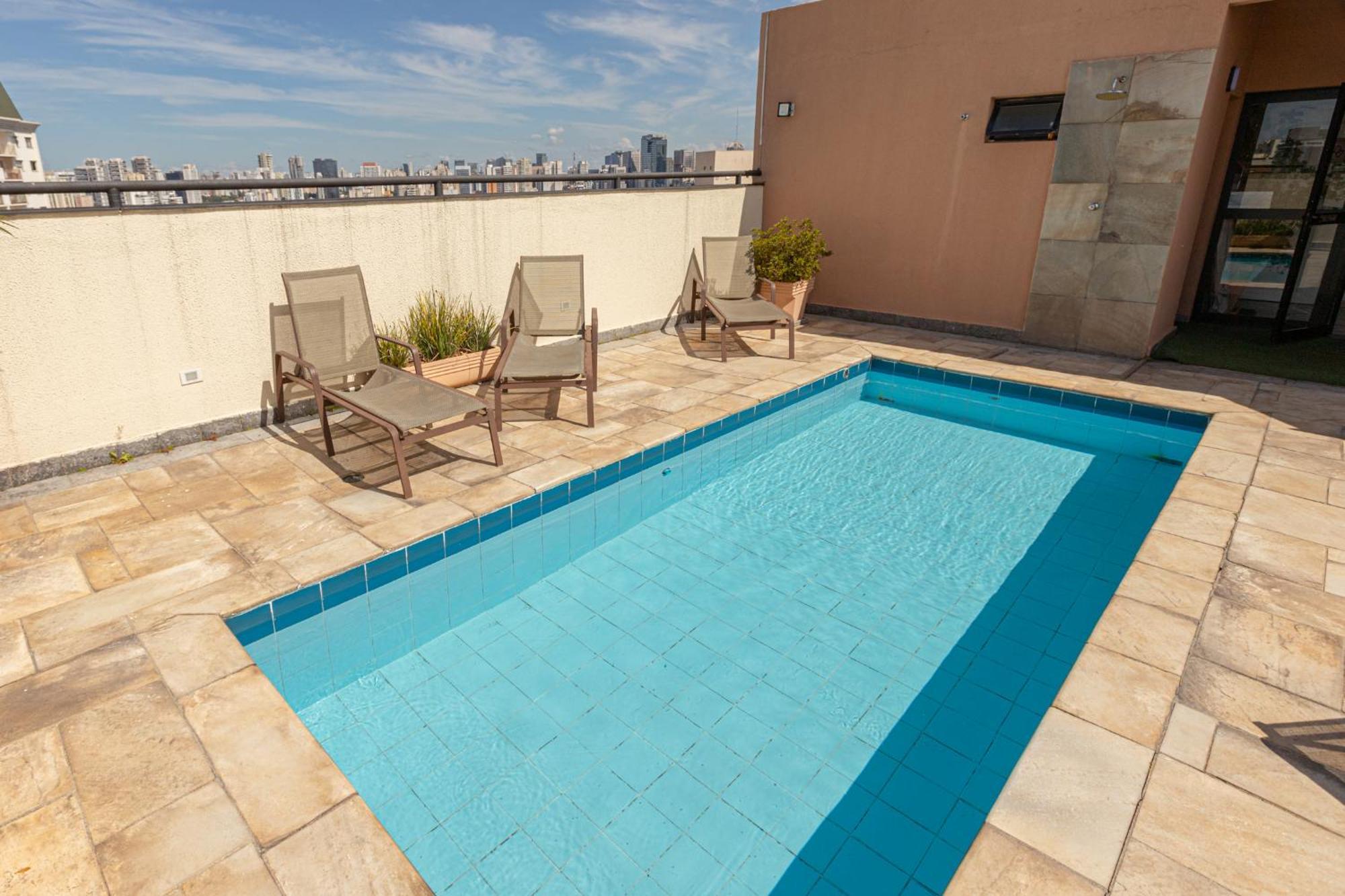 Easy Star - Apartamento Na Vila Olimpia Com Ofuro E Vista Incrivel - Te01H San Paolo Esterno foto