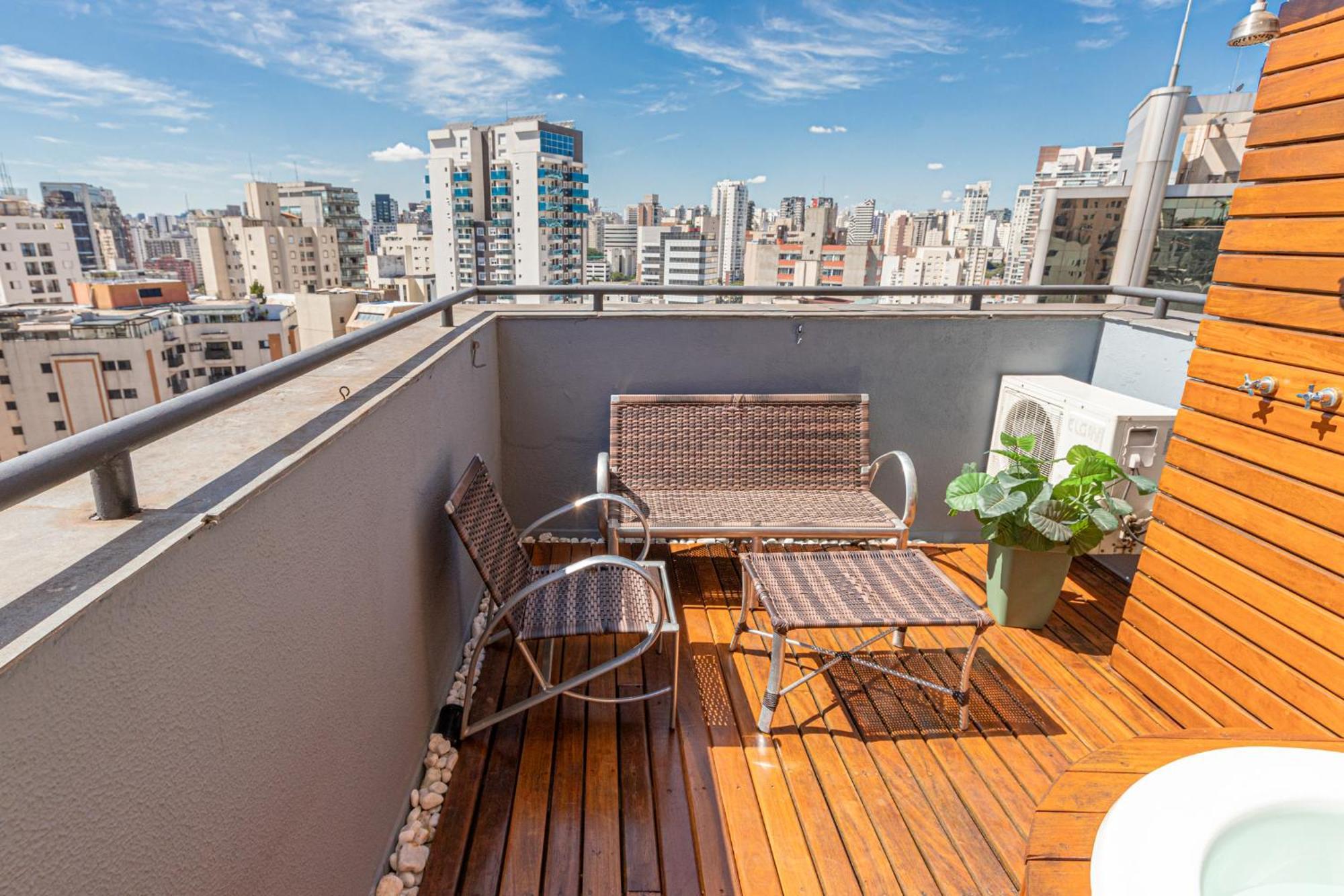 Easy Star - Apartamento Na Vila Olimpia Com Ofuro E Vista Incrivel - Te01H San Paolo Esterno foto